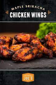 Sweet Meet Spicy Take Your Chicken Wings Up A Notch With A Glaze That Combines The Golden Sweetness Of M Smoked Food Recipes Wing Sauce Recipes Grilled Wings
