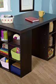 On Hautelook Counter Height Espresso Craft Table Craft Tables With Storage Craft Table Craft Desk