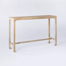 Belmont Shore Curved Foot Console Table Fully Assembled Natural Threshold Designed With Studio Mcgee In 2020 Entryway Console Table Console Table Traditional Console Tables