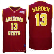 Jharden13 (the beard, el chapo, jimbo slice) position: James Harden Arizona State Sun Devils 13 Limited College Basketball Mens Jersey Red