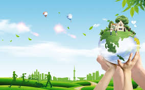 Paisagem Verde Natural Material De Cartaz De Protecao Ambiental Environmental Protection Poster Green Landscape Landscape Scenery