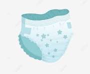 Blaue Sterne Babywindel, Windel Clipart, Windeln, 2d PNG und ...