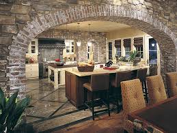 create a rustic kitchen design with the
