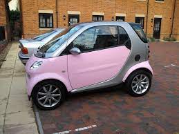 Pink Smart Car I Think I Need One Of These If Only I Never Had To Drive On The Freeway Smart Car Pink Car Pink Wheels