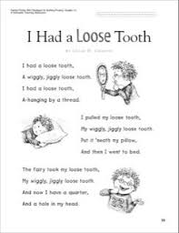 I Had A Loose Tooth Read Aloud Passage Fluency Building Read Aloud Passage Loose Tooth Read Aloud Fluent Reading