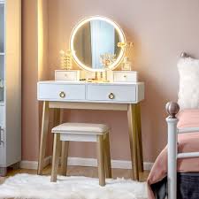 Up To 42 Off On Costway Makeup Vanity Table S Groupon Goods