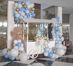 Baby Mitsouli Is On His Way Styling Cart And Balloon Art By Thesweetlifesydney Florals B Baby Bear Baby Shower Baby Shower Balloons Baby Shower Decorations