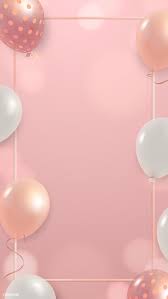 Birthday Images Free Download For Mobile Download Premium Vector Of White And Pink Balloons Frame Design Mobile In 2020 Pink Balloons Pink Wallpaper Iphone Birthday Wallpaper
