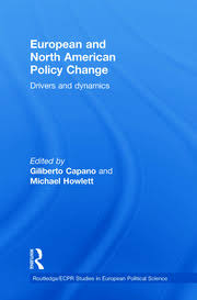 Au mois de septembre de cette année, il était difficile d'échapper à l. European And North American Policy Change Drivers And Dynamics 1st