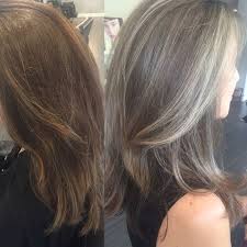 Best Highlights To Blend Gray Hair Wow Com Image Results Gray Hair Highlights Blending Gray Hair Transition To Gray Hair