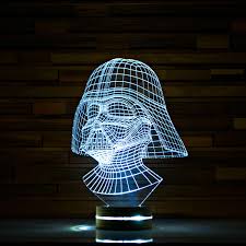 Darth Vader 3d Led Lamp 3d Led Lamp Star Wars Night Light Touch Of Modern