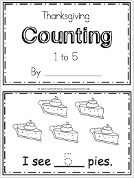Thanksgiving Counting Book 1 To 5 Madebyteachers Kindergarten Books Thanksgiving Lessons Thanksgiving Kindergarten