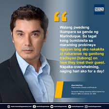 TINGNAN: Sa pagbisita ni Albert Martinez sa lalawigan sinabi nito na walang  pwedeng ikumpara sa ganda ng Marinduque.