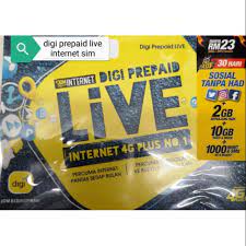 1.sim kad digi prepaid live 2.aplikasi psiphon pro 3.kuota. Digi Prepaid Live Internet Sim