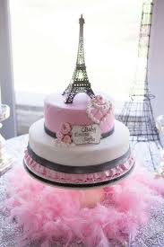 Paris Baby Shower Party Ideas Photo 26 Of 31 Paris Cakes Paris Baby Shower Baby Shower Cakes