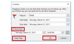 How To Setup Reminders On Top In Outlook Email 2013 And 2016 Reminder Add Reminder Outlook Email