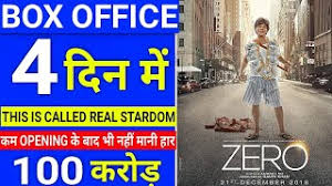 Zero 4th Day Box Office Collection The collection dropped due to its negative reviews from both critics and audiences. youtube
