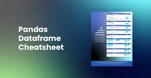 Image result for Pandas cheatsheet