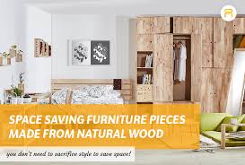 Get creative with a utility cart 9 Space Saving Furniture Pieces Made From Natural Wood Urban Concepts Furniture Store Manila Philippines