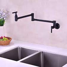 Check spelling or type a new query. Ekrte Commercial Stainless Steel Pot Filler Faucet Folding Stretchable Double Joint Swing Arm Wall Mount Kitchen Faucet Kitchenfaucets Com