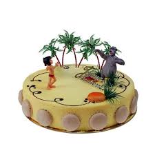 Kit Decor Gateau Le Livre De La Jungle Shopping Culinaire Jungle Book Cake Cupcake Cookies Book Cake