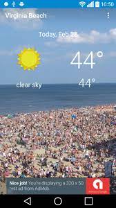 Weather all over the uk, weather forecast from sinoptik. Virginia Beach Weather For Android Apk Download
