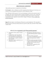 With hire purchase you hire an item (a car, a laptop, a television) and pay an agreed amount in monthly payments. Cpt Law Hire Purchase Agreement Revision Sheet
