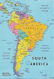 South America Map In 2020 South America Map America Map South America Continent