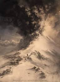 Volcano Boy by Frederic Perrin, Painting, Digital