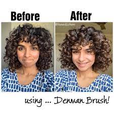 When I Was Looking For Something To Help Form Curl Clumps There It Was Learn How Denman Brush Curly Girl Hairstyles Curly Hair Styles Curly Hair Styles Easy