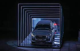Audi Club To Club We Wanted Something That Would Make People Reverberate Even Before They Get To The Club To Clu Bank Design Exhibition Design Booth Design