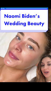 Naomi Biden’s wedding makeup, skin, and hair was impeccable ✨ source:  @Vogue incredible work by facialist Sarah Akram, mua Shayna Goldberg, Brows  Azi Sacks and hair Xavier Velasquez. #naomibiden ...