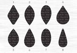 Template Free Leather File Svg Earring Leather Earrings Diy Leather Earrings Leather Diy
