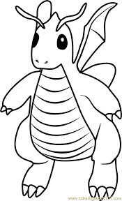 Download this adorable dog printable to delight your child. Dragonite Pokemon Go Coloring Page For Kids Free Pokemon Go Printable Coloring Pages Online For Kids Coloringpages101 Com Coloring Pages For Kids