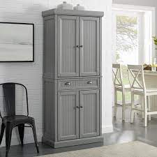 Check spelling or type a new query. Crosley Seaside Grey Freestanding Kitchen Pantry Cupboard 30 W X 16 D X 72 H Overstock 32307290