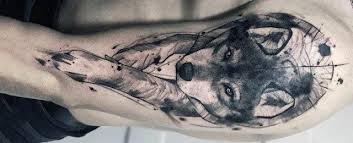 Download 17,662 wolf drawing stock illustrations, vectors & clipart for free or amazingly low rates! 50 Wolf Watercolor Tattoo Designs For Men Cool Ink Ideas