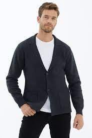 Erkek Triko Ceket, Cepli ve Düğmeli Ceket Modelleri - Sementa
