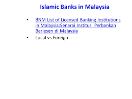 Pastinya anda sudah biasa dengan beberapa bank yang selalu anda berurusan tetapi pastinya anda juga pasti terkejut ada beberapa bank yang jarang kita dengar namanya tetapi terdapat. Isf 1101 Foundation Of Islamic Finance Ppt Download