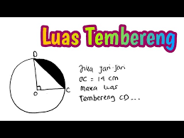 Maybe you would like to learn more about one of these? Menghitung Luas Tembereng Youtube