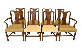 Set Of Eight 8 Mahogany Dining Chair By Kittinger Williamsburg Adaptation Dining Chairs Chair Chippendale Chairs