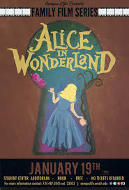 Alicia en el país de las maravillas. Alice In Wonderland Movie Poster Redesign Posteres