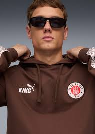 PUMA x St. Pauli Hoodie KING brown retro 2025