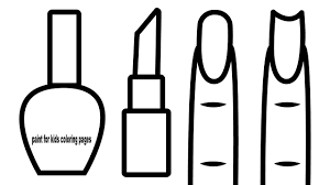 Makeup face coloring pages at getdrawings free coloring pages of faces design makeup make up makeup artist coloring pages saubhaya makeup artist coloring pages saubhaya. Nail Art Design Coloring Pages Makeup Coloring Book For Children Colors For Kids Youtube