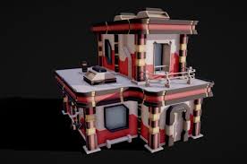 Ship interiors, living quarters by rhetnal. Sci Fi House Building Modular Design Free 3d Model Fbx Open3dmodel 295138