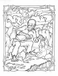Wolves are beautiful and powerful creatures, the perfect subject for adults to color. Werewolf Coloring Page Monster Coloring Pages Halloween Coloring Pages Coloring Books