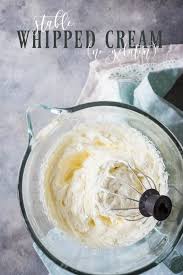 Whipped Cream Frosting Stabilized With Cream Cheese Whipped Cream Frosting Recipes With Whipping Cream Cream Recipes