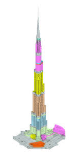 Its total height measured from its tip is 2723 feet or 829.8 meters. Gallery Of Burj Khalifa Som 47 Burj Khalifa Architecture Design Concept Hvac Design