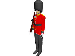 Some guard buckingham palace while another contingent protects st. Buckingham Palace Guard 3d Model 3d Cad Browser