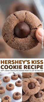 Cut it into bars and serve, or cut them into holiday shapes after they're finished. Hershey S Kiss Cookies Recipe Video Dinner Then Dessert