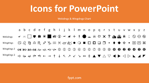 wingdings webdings chart